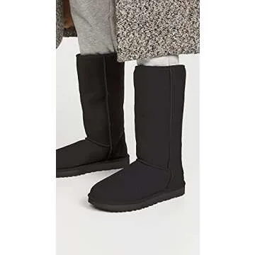 UGG Women's Classic Tall Ii Boot, Black, 09