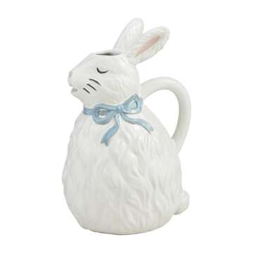 Charming Mud Pie Bunny 45 oz Pitcher for All Occasions