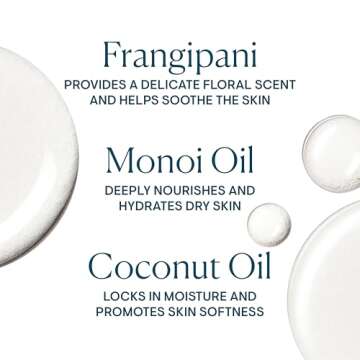 ELEMIS Frangipani Monoi Body Oil, 100ml – Luxurious, Ultra-Hydrating Body Oil, Deeply Nourish Condition & Soften Hair, Skin & Nails, Hydrating Face Oil for Dry Skin