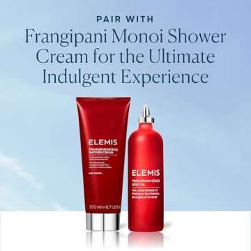 ELEMIS Frangipani Monoi Body Oil, 100ml – Luxurious, Ultra-Hydrating Body Oil, Deeply Nourish Condition & Soften Hair, Skin & Nails, Hydrating Face Oil for Dry Skin