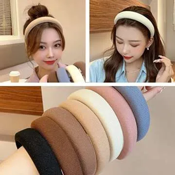 Yazon 5pcs Fashion Headbands for Stylish Girls and Women