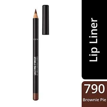 Rimmel Lasting Finish 8HR Soft Lip Liner Pencil - Vibrant, Blendable Formula to Lock Lipstick in Place for 8 Hours - 790 Brownie Pie, .04oz
