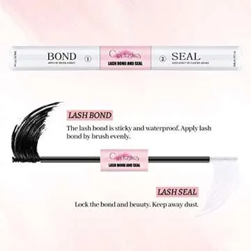 DIY Eyelash Extension Kit, Crislashes Cluster Lashes Kit with 168 PCS 8-16mm Mixed, Thin Band, Lash Bond and Seal, Applicator, Reusable Home Use (KIT 02)