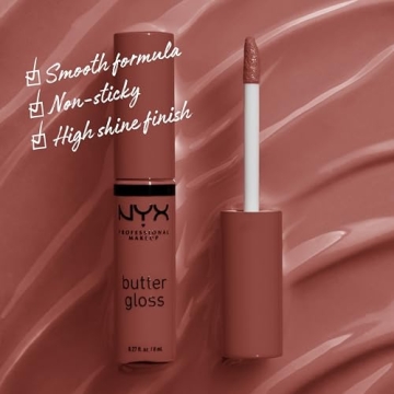 NYX Butter Gloss Praline Non-Sticky Luxe Lip Color