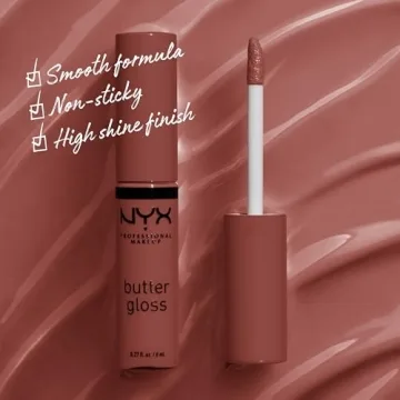 NYX Butter Gloss Praline Non-Sticky Luxe Lip Color