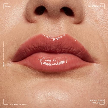 NYX Butter Gloss Praline Non-Sticky Luxe Lip Color