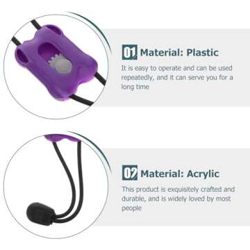 POPETPOP 4 Pcs Pet Tournique Emergency Trauma Bandages Quick Release Hemostatic Control Tourniquets for Dog Canine Cats Animal Purple Black