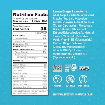 Liquid I.V. Hydration Multiplier + Energy - Lemon Ginger