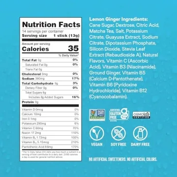 Liquid I.V. Hydration Multiplier + Energy - Lemon Ginger