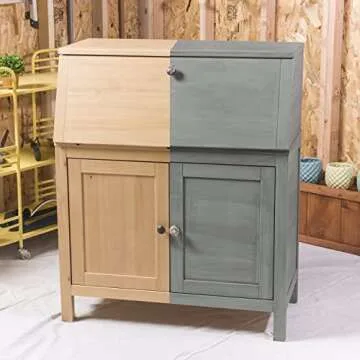 Rust-Oleum Decorative 285141 Ultra Matte Interior Chalked Paint 30 oz, Country Gray, 30 Fl Oz