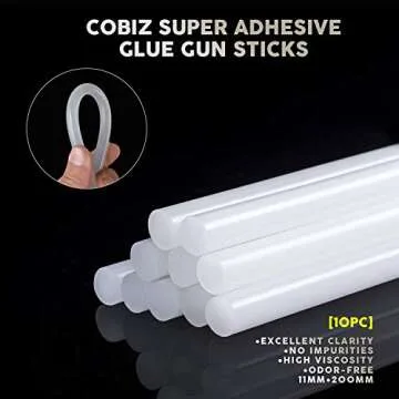 High Temp Cobiz Full Size Glue Gun for Arts & Crafts