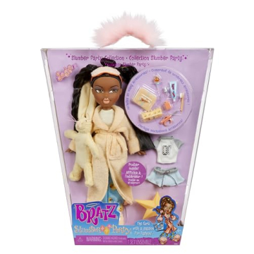 Bratz Slumber Party Sasha Doll with 2 Pajama Sets & Accessories