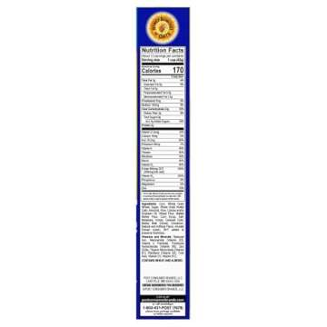 Honey Bunches of Oats with Almonds, Heart Healthy, Low Fat, made with Whole Grain Cereal, 18 Ounce B...