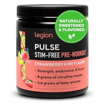 LEGION Pulse Caffeine Free Pre Workout - Strawberry Kiwi