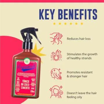 Lola from Rio – Rapunzel Hair Tonic Spray for Women – Hair Thickener & Growth Accelerator with Caffeine – Thickening Spray for Fine Hair, Hair Growth & Loss Treatment, 8.45 Fl Oz