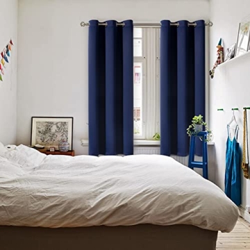 Navy Blue Blackout Curtains - Stylish & Functional