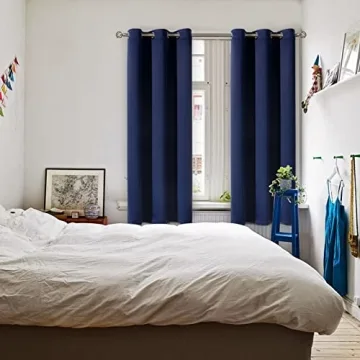 Navy Blue Blackout Curtains - Stylish & Functional