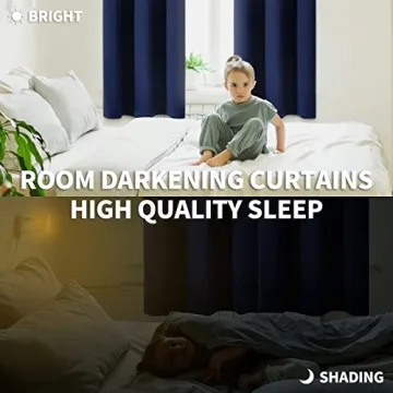 Navy Blue Blackout Curtains - Stylish & Functional