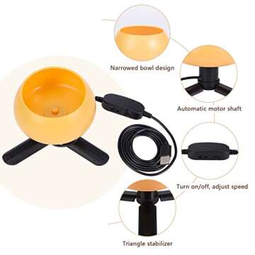 PP OPOUNT Electric Bead Spinner with 18385 PCS Glass Seed Beads and Large Eye Beading Needles, Electric Bead Spinner for Jewelry Making, DIY Seed Beads, Waist Beads, Bracelets