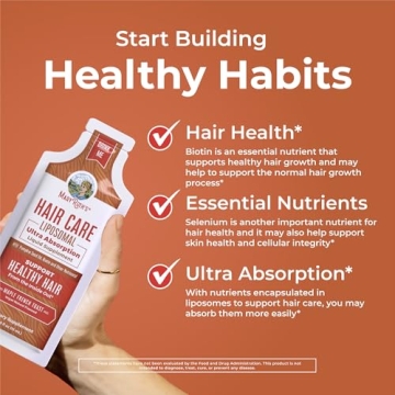 MaryRuth Organics Vegan Hair Growth Vitamins in Pouches