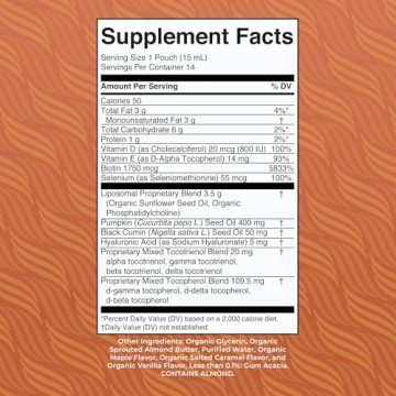 MaryRuth Organics Vegan Hair Growth Vitamins in Pouches