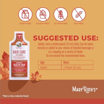 MaryRuth Organics Vegan Hair Growth Vitamins in Pouches