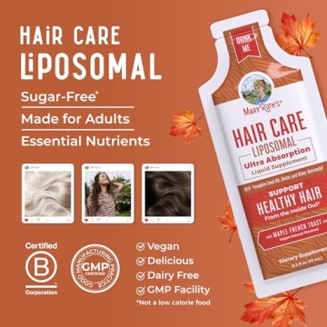 MaryRuth Organics Vegan Hair Growth Vitamins in Pouches