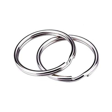 KINGFOREST 100PCS Key Rings for Crafts and Organizing