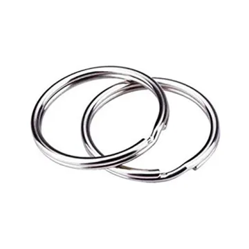 KINGFOREST 100PCS Key Rings for Crafts and Organizing