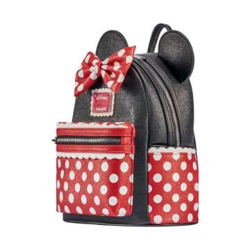 Loungefly Minnie Mouse Bow Ear Backpack - Stylish Design