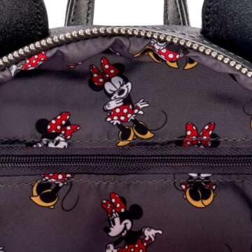 Loungefly Minnie Mouse Bow Ear Backpack - Stylish Design