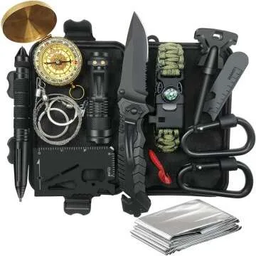 Survival Kit for Men - 14 in 1 Adventure Gear