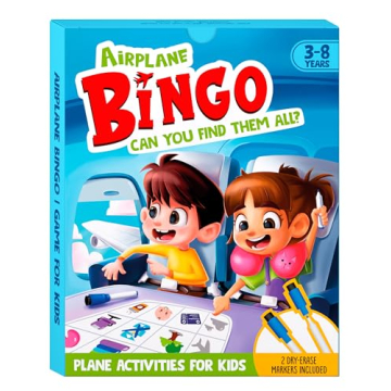 WELL BALANCED Airplane Bingo for Kids Travel Fun