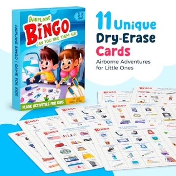 WELL BALANCED Airplane Bingo for Kids Travel Fun