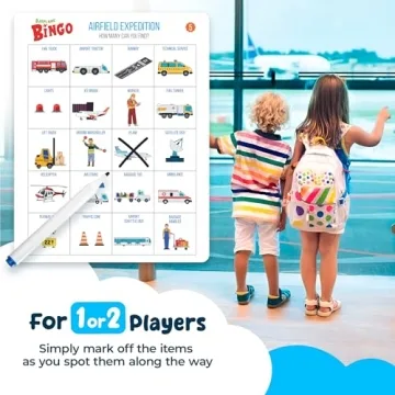 WELL BALANCED Airplane Bingo for Kids Travel Fun