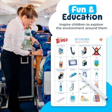 WELL BALANCED Airplane Bingo for Kids Travel Fun