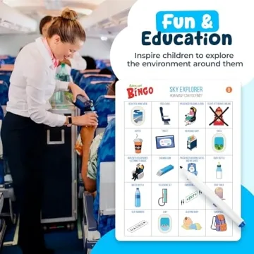 WELL BALANCED Airplane Bingo for Kids Travel Fun