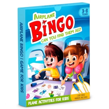 WELL BALANCED Airplane Bingo for Kids Travel Fun