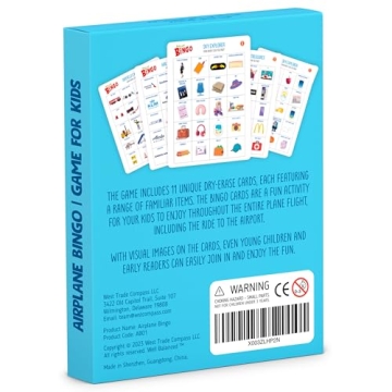 WELL BALANCED Airplane Bingo for Kids Travel Fun