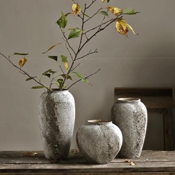 Vintage Farmhouse Ceramic Vase for Elegant Home Decor