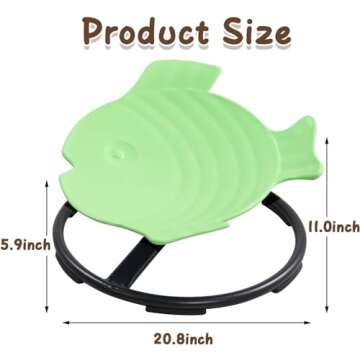 Kids Swivel Chair, Sensory Toy Chair for Kids, Spinning Chair Wobble Chair Kids Balance Toys & Games...