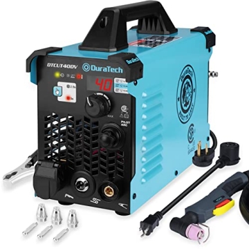 DURATECH Plasma Cutter - 40Amp IGBT Inverter with Dual Voltage and Pilot Arc Technology
