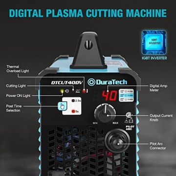 DURATECH 40Amp Non-Touch Plasma Cutter for Metal Cutting