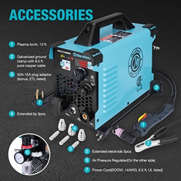 DURATECH 40Amp Non-Touch Plasma Cutter for Metal Cutting
