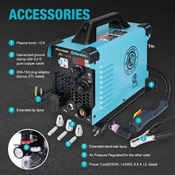 DURATECH 40Amp Non-Touch Plasma Cutter for Metal Cutting