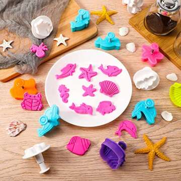 Patelai Ocean Fish Cookie Cutter Set for Parties.