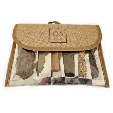 Spice & Seasoning Set - Ground Whole Indian Spices: Bay Leaves | Brown Mustard |Cayenne | Cinnamon | Cloves | Coriander | Cumin | Curry | Fennel | Ginger | Garam Masala