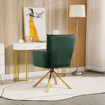 Homedot Cozy Accent Chair Swivel Design for Home and Office