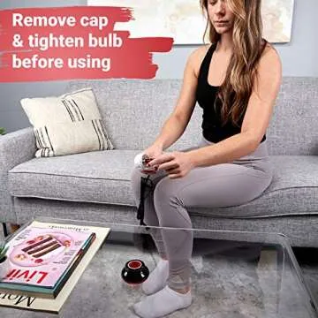 Portable Red Light Therapy Infrared Heating Wand by Infarex, Handheld Heating Lamp with Replacement Red Light Bulb, Provides Targeted Relief for Muscle Pain and Increased Blood Circulation