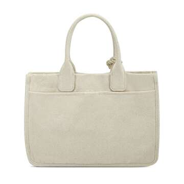 Vince Camuto Women's Orla Tote - Stylish Natural Canvas